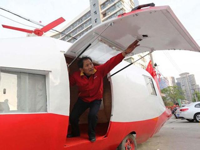 Может быть это первый в Китае летающий автомобиль